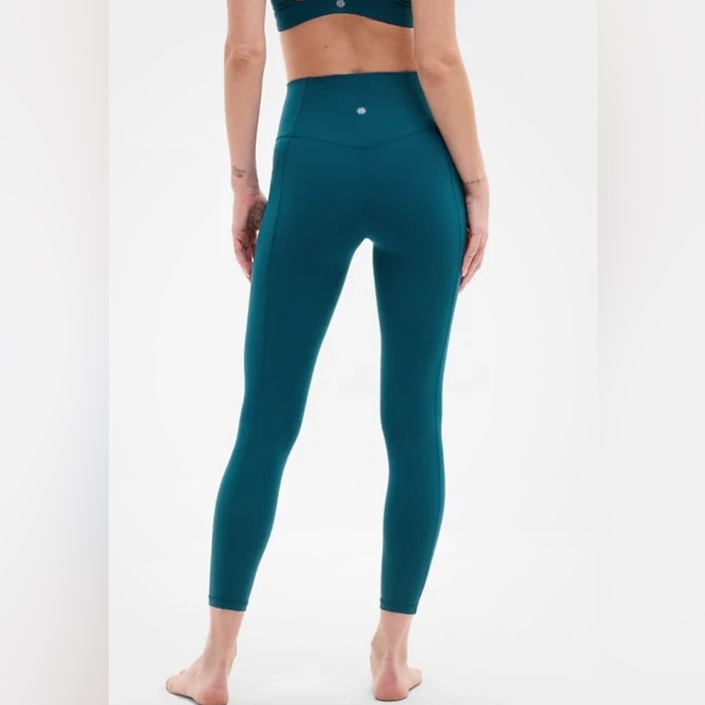 NWT Ultra High Rise Elation 7/8 Coastal Teal Tights Size XS - Picture 3 of 7
